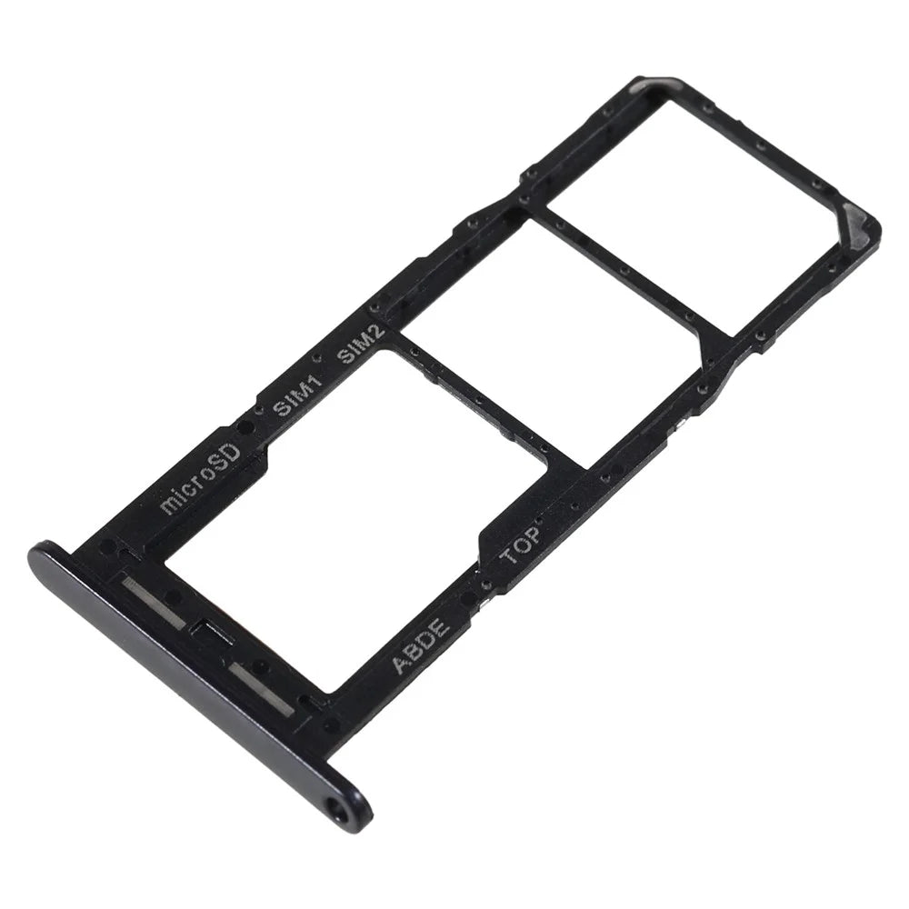 For Samsung Galaxy A24 4G (162.1 X 77.6 X 8.3mm) A245 OEM SIM+SD Card Tray Holder Replacement Part (Without Logo) - Black - 1