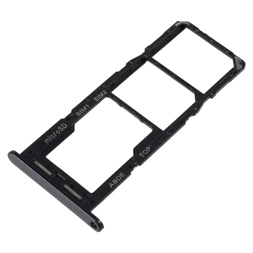 For Samsung Galaxy A24 4G (162.1 X 77.6 X 8.3mm) A245 OEM SIM+SD Card Tray Holder Replacement Part (Without Logo) - Black - 1