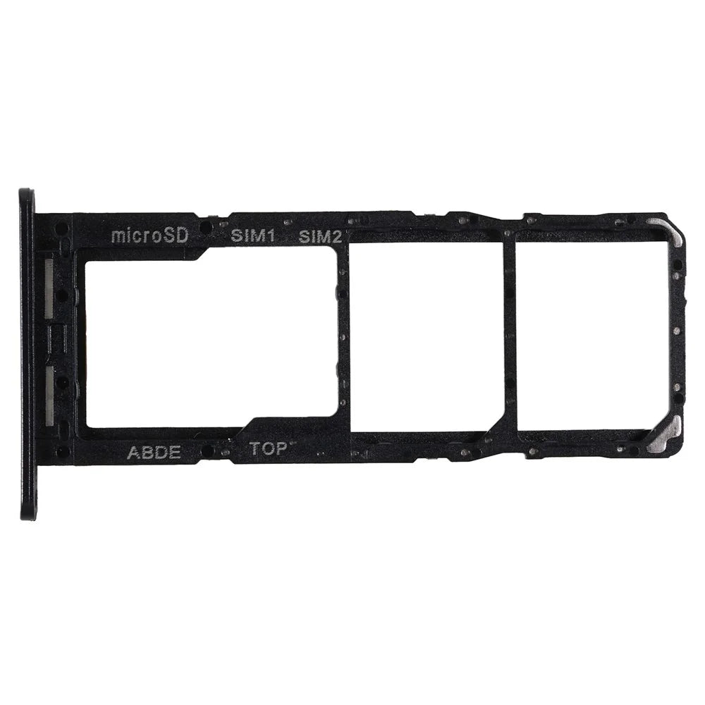 For Samsung Galaxy A24 4G (162.1 X 77.6 X 8.3mm) A245 OEM SIM+SD Card Tray Holder Replacement Part (Without Logo) - Black - 3