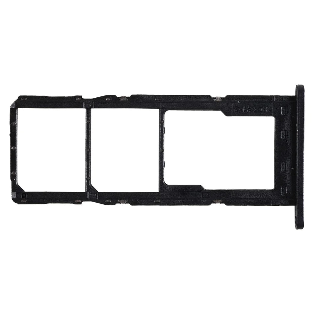 For Samsung Galaxy A24 4G (162.1 X 77.6 X 8.3mm) A245 OEM SIM+SD Card Tray Holder Replacement Part (Without Logo) - Black - 4