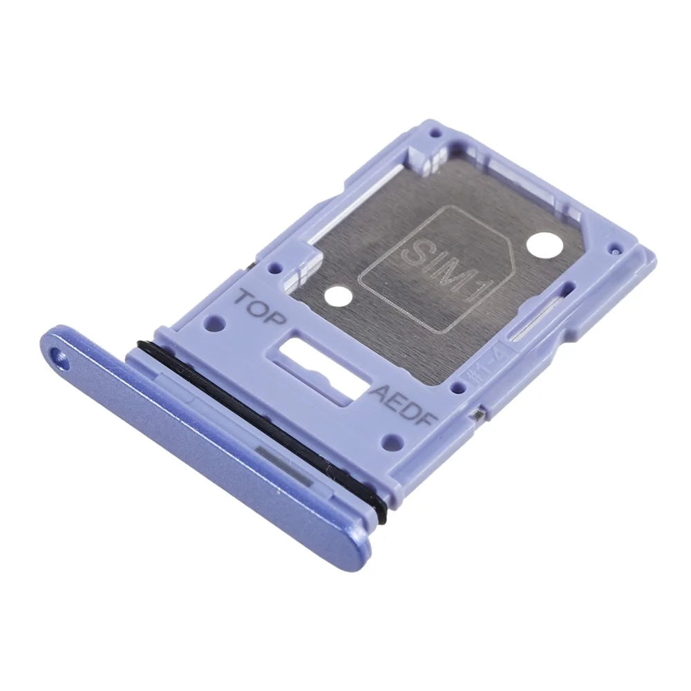 For Samsung Galaxy A54 5G A546 OEM SIM Card + SD Card Tray Holder Replacement Part (without Logo) - Purple - 1