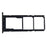 For Samsung Galaxy M04 4G M045 OEM SIM+SD Card Tray Holder Replacement Part (without Logo) - Black - 3