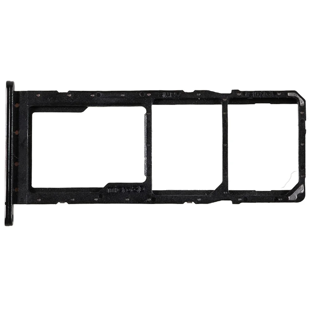 For Samsung Galaxy A04e 4G A042 OEM SIM+SD Card Tray Holder Replacement Part (without Logo) - Black - 1