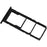 For Samsung Galaxy A04e 4G A042 OEM SIM+SD Card Tray Holder Replacement Part (without Logo) - Black - 3