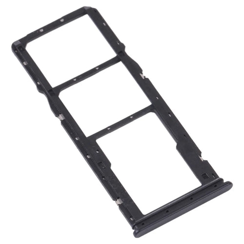 For Xiaomi Poco M4 Pro 4G Dual SIM Card + TF Card Tray Holder Replacement Part (without Logo) - Black - 1