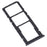 For Xiaomi Poco M4 Pro 4G Dual SIM Card + TF Card Tray Holder Replacement Part (without Logo) - Black - 1