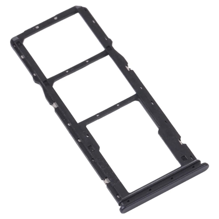 For Xiaomi Poco M4 Pro 4G Dual SIM Card + TF Card Tray Holder Replacement Part (without Logo) - Black - 1