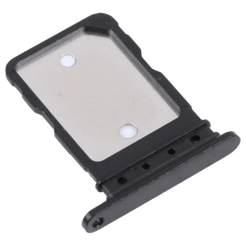 For Google Pixel 6a OEM SIM Card Tray Holder Replacement (without Logo) - Black - 1