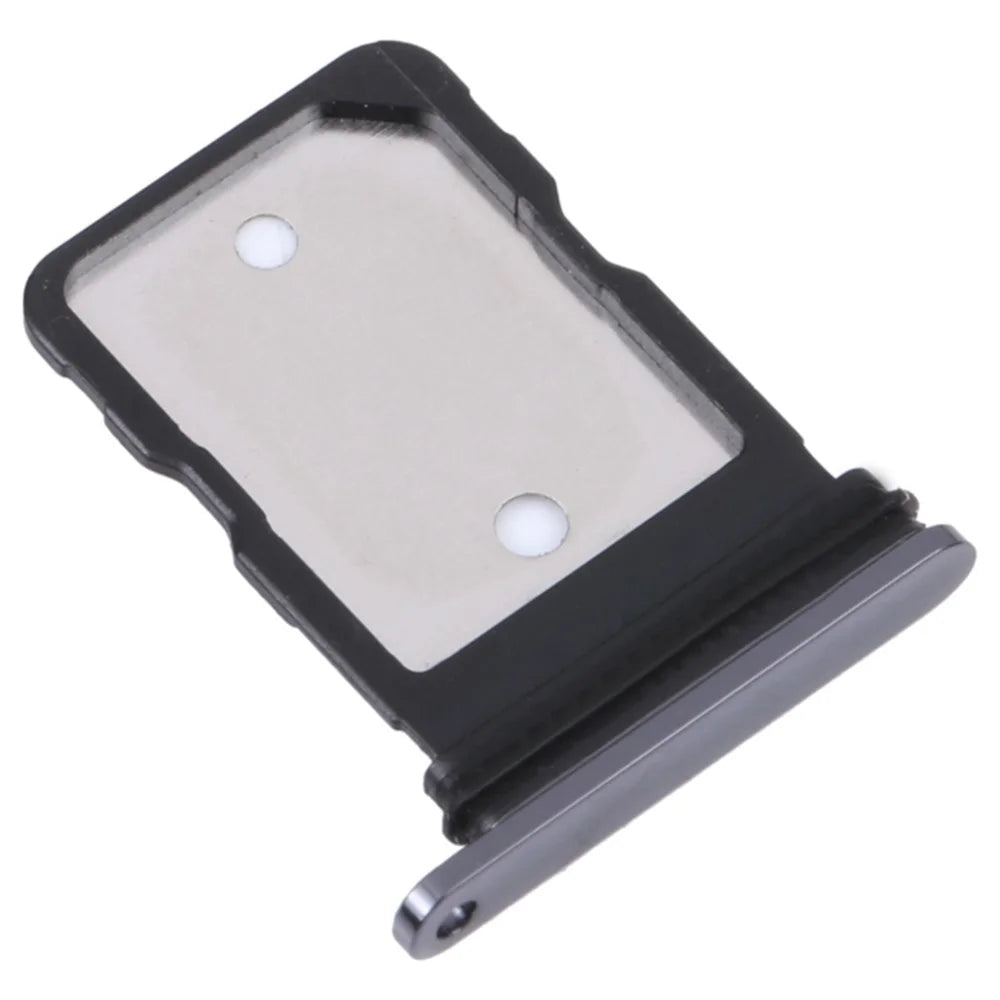 For Google Pixel 7 Pro 5G OEM SIM Card Tray Holder Replacement (without Logo) - Black - 1