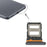 For Xiaomi Redmi K40S 5G Dual SIM Card Tray Holder Replacement (without Logo) - Black - 3