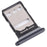 For Honor 70 5G Dual SIM Card Tray Holder Replacement (without Logo) - Black - 1
