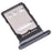 For Honor 70 5G Dual SIM Card Tray Holder Replacement (without Logo) - Black - 2