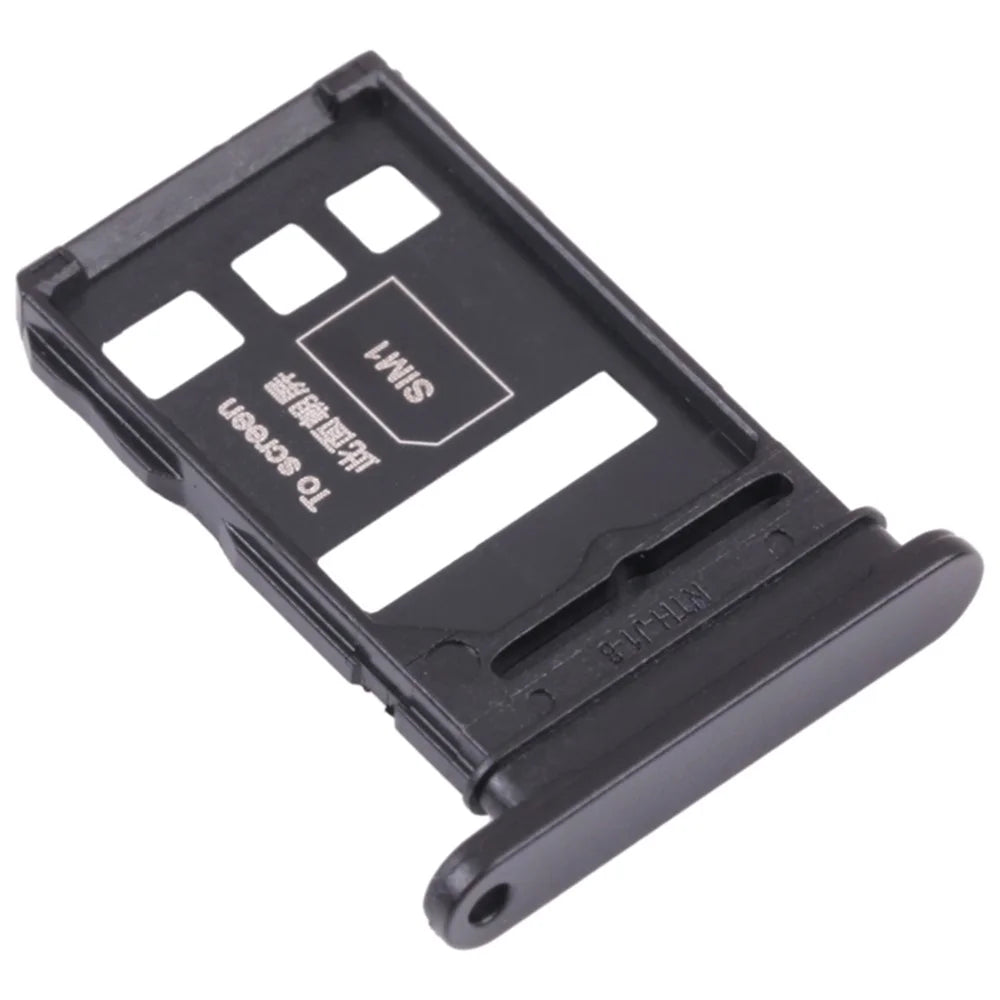 For Honor 50 Pro Dual SIM Card Tray Holder Phone Replacement Part (without Logo) - Black - 1