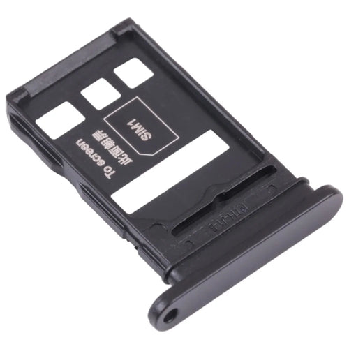 For Honor 50 Pro Dual SIM Card Tray Holder Phone Replacement Part (without Logo) - Black - 1