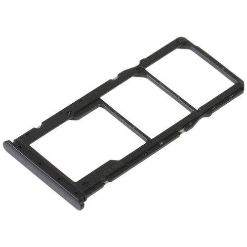 For Xiaomi Redmi 12C 4G Dual SIM Card + TF Card Tray Holder Replacement Part (without Logo) - Black - 1