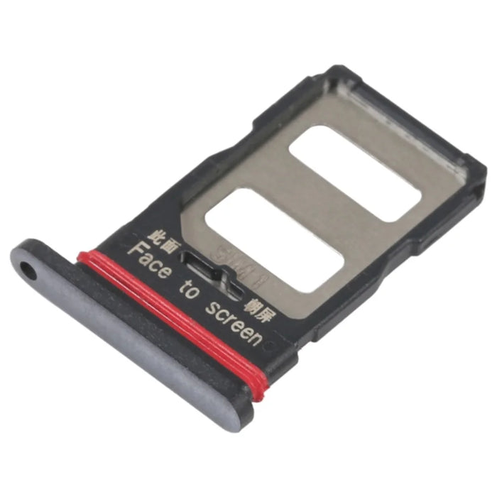 For Xiaomi Redmi K50 / K50 Pro Dual SIM Card Tray Holder Replacement Part (without Logo) - Black - 1