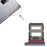 For Xiaomi Redmi K50 / K50 Pro Dual SIM Card Tray Holder Replacement Part (without Logo) - Black - 3