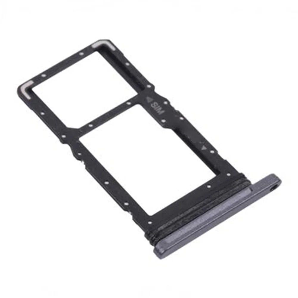 For Samsung Galaxy Tab A7 10.4 (2020) T500 T505 OEM SIM Card + TF Card Tray Holder Replacement (without Logo) - Black - 1