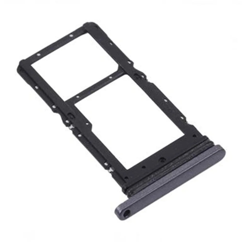 For Samsung Galaxy Tab A7 10.4 (2020) T500 T505 OEM SIM Card + TF Card Tray Holder Replacement (without Logo) - Black - 2