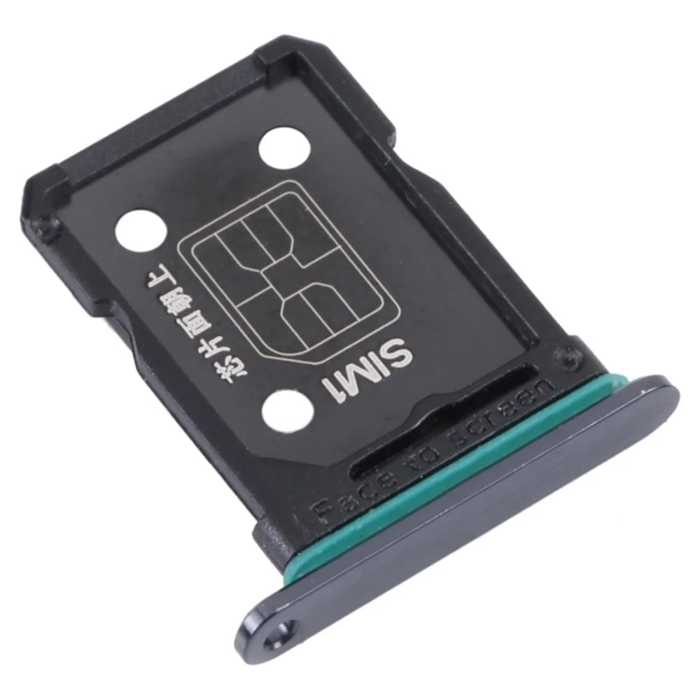For Oppo Reno7 SE 5G Dual SIM Card Tray Holder Replacement Part (without Logo) - Black - 1