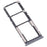 For Xiaomi Redmi Note 12 4G Dual SIM Card + TF Card Tray Holder Replacement Part (without Logo) - Black - 1