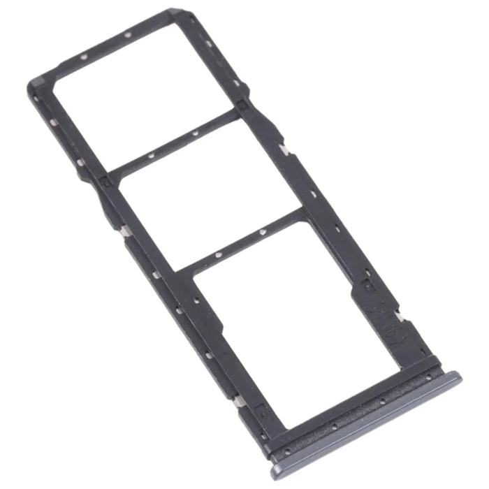 For Xiaomi Redmi Note 12 4G Dual SIM Card + TF Card Tray Holder Replacement Part (without Logo) - Black - 2