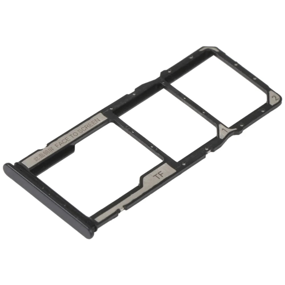 For Xiaomi Redmi Note 11S 5G Dual SIM Card + TF Card Tray Holder Replacement Part (without Logo) - Black - 1