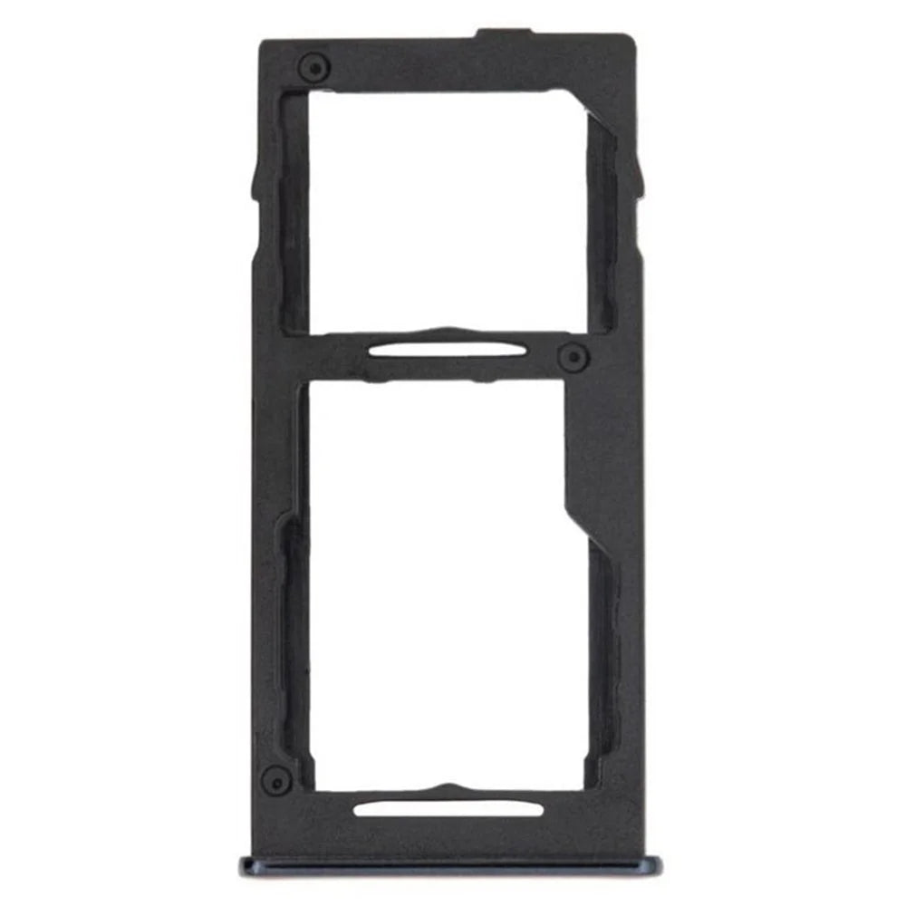 For Samsung Galaxy A42 5G A426 OEM Dual SIM Card / Single SIM Card +TF Card Tray Holder Part (without Logo) - Black - 1