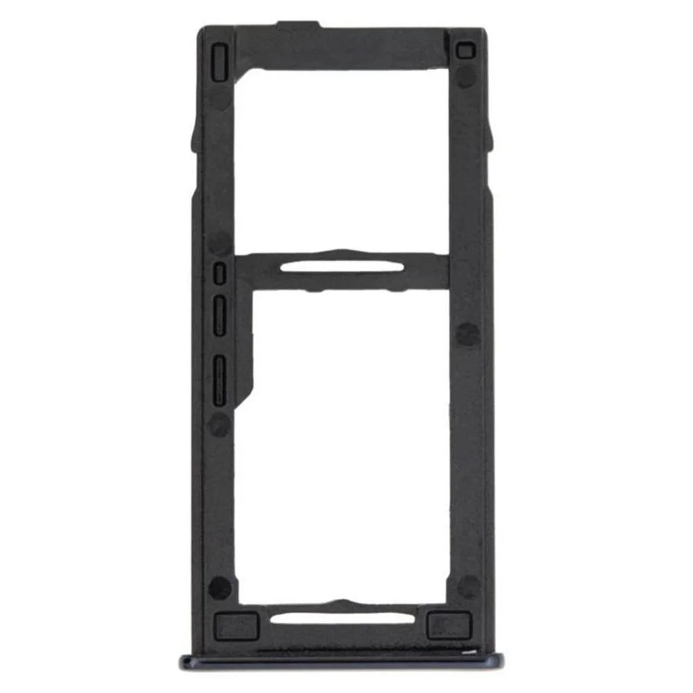 For Samsung Galaxy A42 5G A426 OEM Dual SIM Card / Single SIM Card +TF Card Tray Holder Part (without Logo) - Black - 2