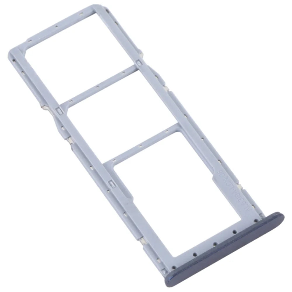 For Oppo A17 4G Dual SIM Card + TF Card Tray Holder Replacement Part (without Logo) - Black - 2