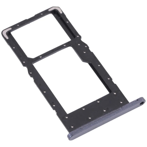 For Samsung Galaxy Tab A7 Lite 8.7-inch T225 (LTE) OEM SIM Card + SD Card Tray Holder Replacement (Without Logo) - Black - 1