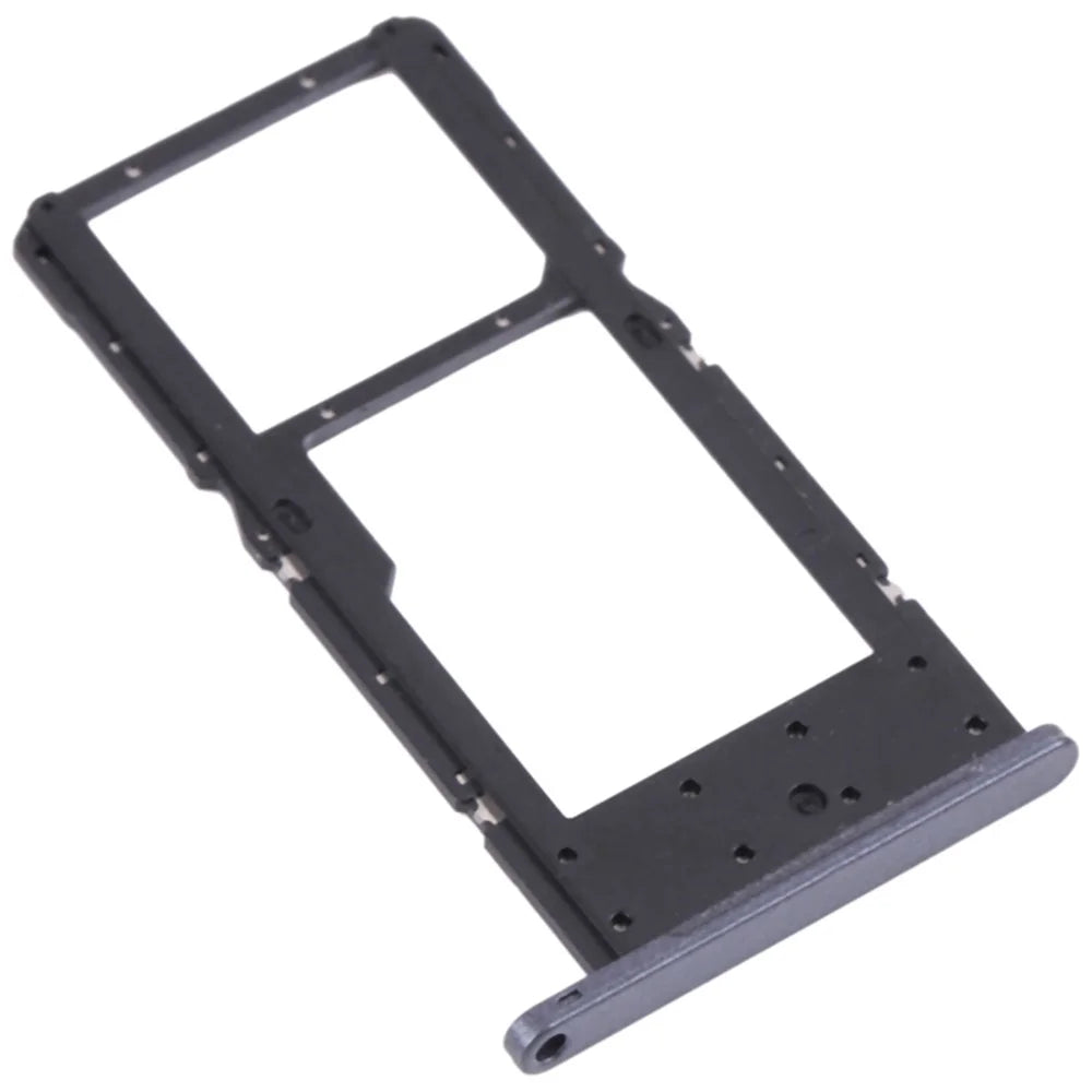 For Samsung Galaxy Tab A7 Lite 8.7-inch T225 (LTE) OEM SIM Card + SD Card Tray Holder Replacement (Without Logo) - Black - 2