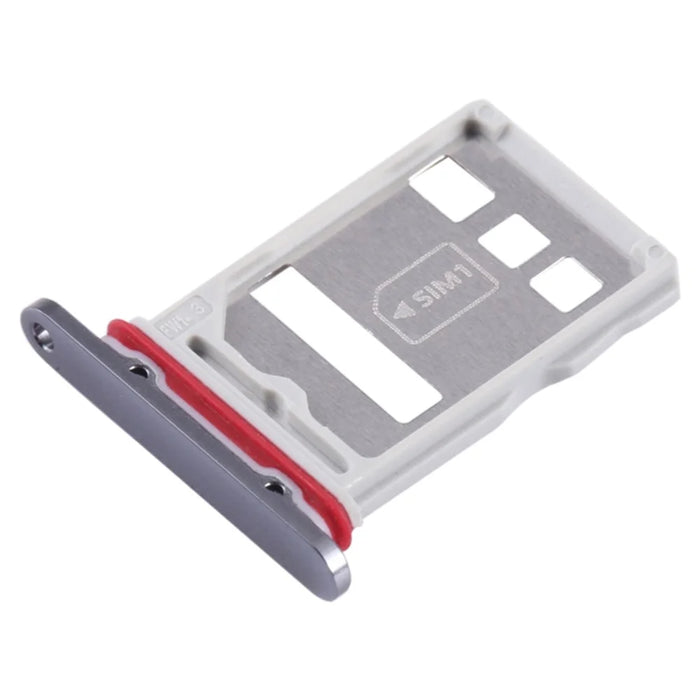 For Huawei Mate 50 4G SIM Card Tray Holder Replacement Part (without Logo) - Black - 1