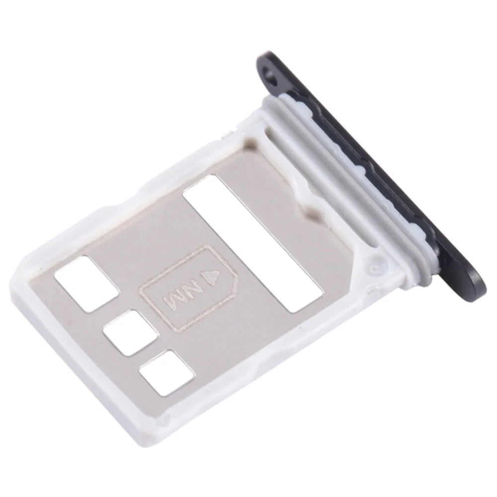 For Huawei Mate 60 Pro SIM Card Tray Holder Replacement Part (without Logo) - Black - 2