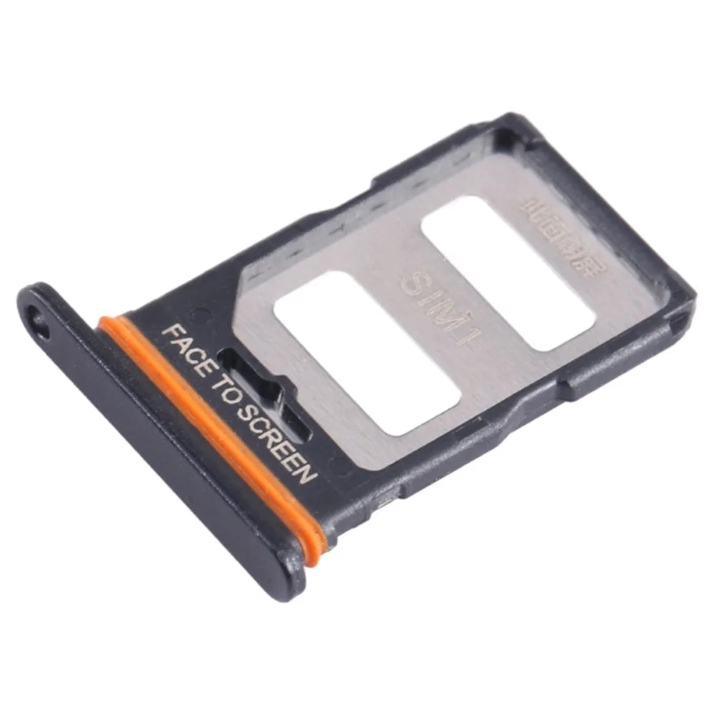 For Xiaomi Poco F5 5G Dual SIM Card Tray Holder Replacement Part (without Logo) - Black - 1