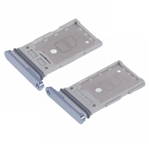 For Samsung Galaxy S24 S921 / S24+ S926 Dual SIM Card Tray Holder OEM Replacement Part (without Logo) - Blue - 1