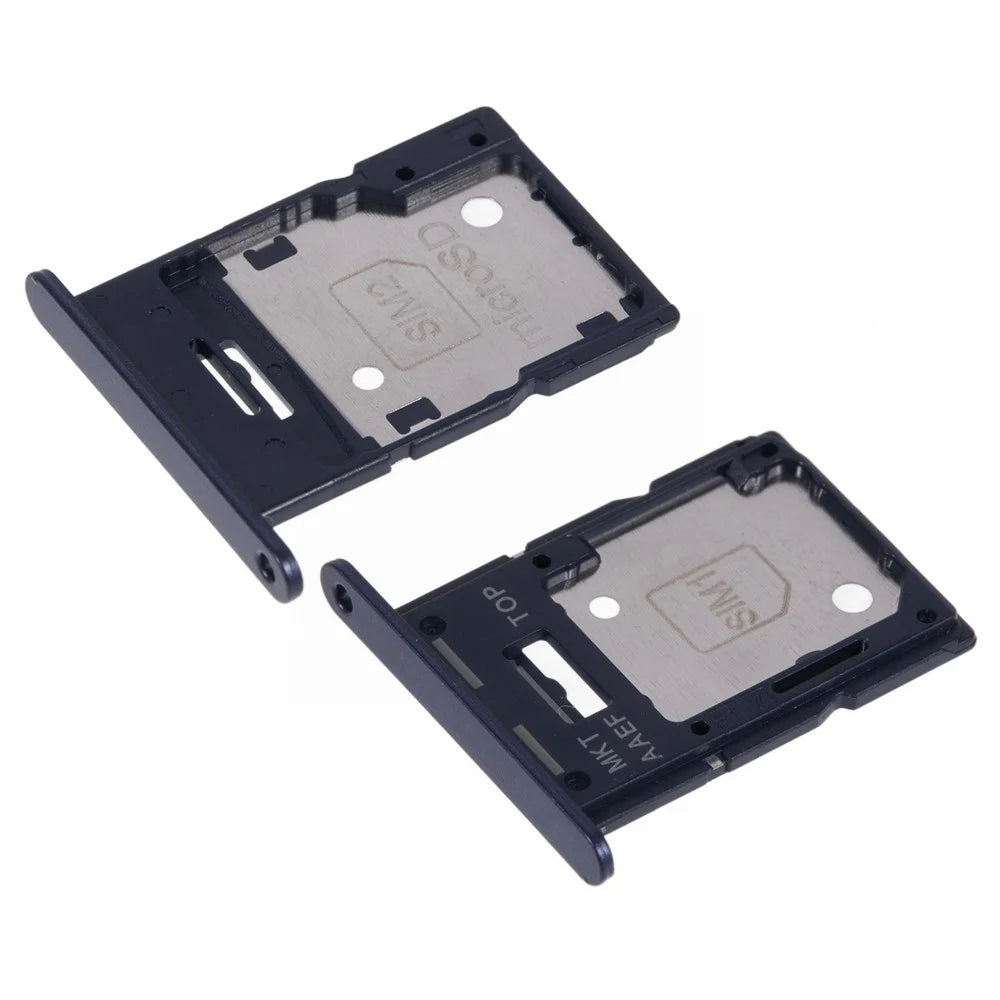 For Samsung Galaxy A15 5G A156 Dual SIM Card Tray Slot OEM Replacement Part (without Logo) - Black - 1