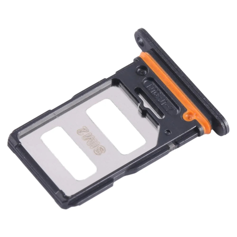 For Xiaomi Redmi Note 13 Pro 5G Dual SIM Card Tray Holder Replacement Part (without Logo) - Black - 2