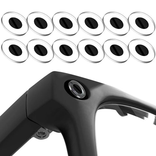 12Pcs For Meta Smart Glasses Metal Frame LED Light Blocking Sticker Glasses Accessories - Black - 1