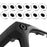 12Pcs For Meta Smart Glasses Metal Frame LED Light Blocking Sticker Glasses Accessories - Black - 1