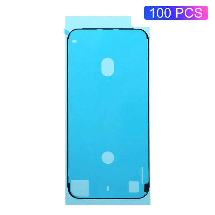 100Pcs/Pack Middle Plate Screen Frame Adhesive Stickers for Apple iPhone 8 4.7 inch - Black - 1
