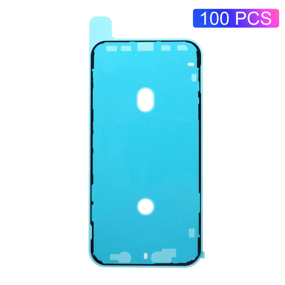 100Pcs/Pack Middle Plate Screen Frame Adhesive Stickers for Apple iPhone XR 6.1 inch - 1