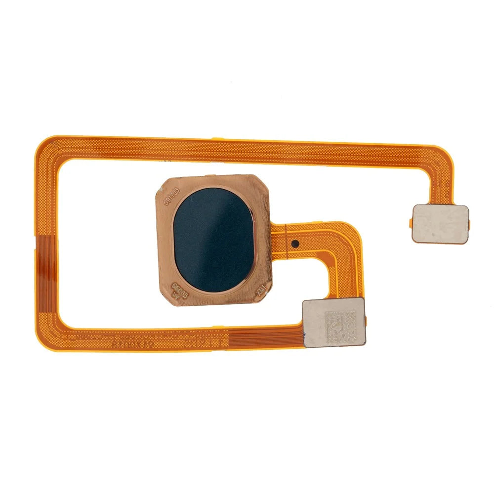 OEM Home Key Fingerprint Button Flex Cable Part Replacement for Oppo A7 - Black - 1