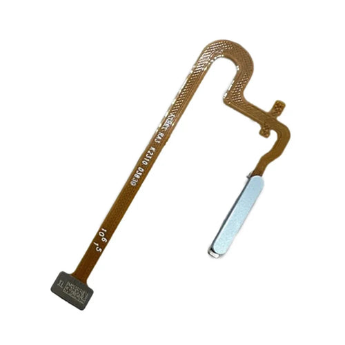 For Oppo A78 5G / A58x 5G / A58 5G OEM Home Key Fingerprint Button Flex Cable Part (Without Logo) - Silver - 1