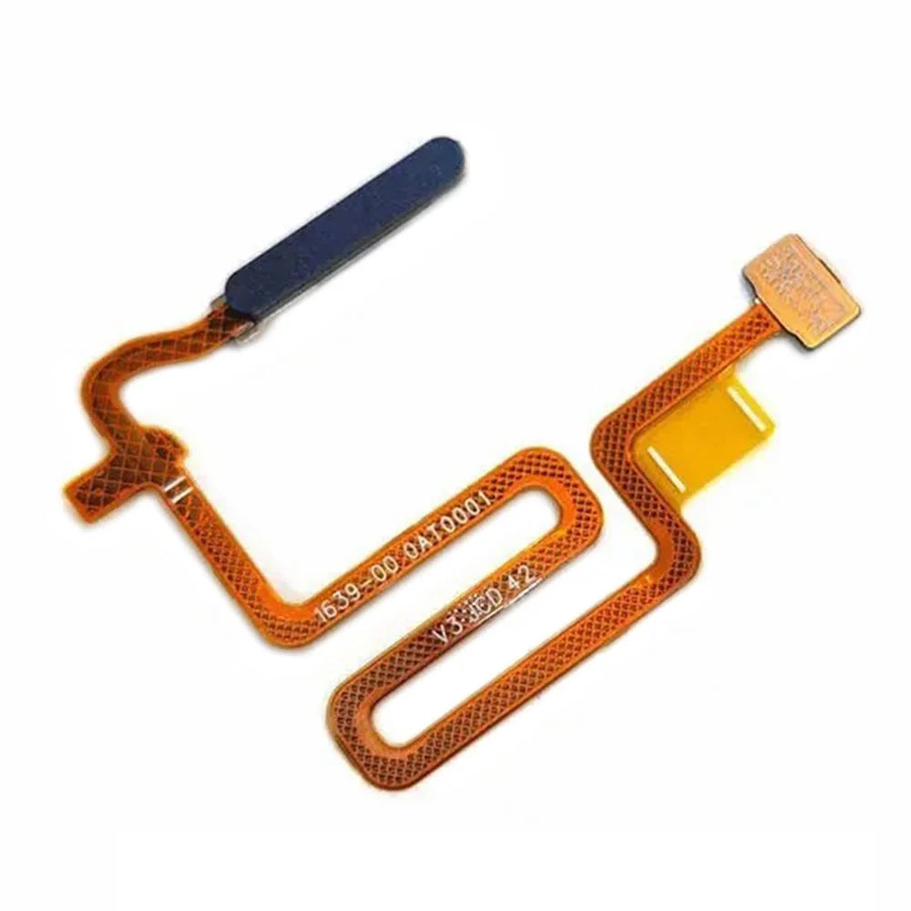 For Oppo A73 5G OEM Home Key Fingerprint Button Flex Cable Part (Without Logo) - Black - 1