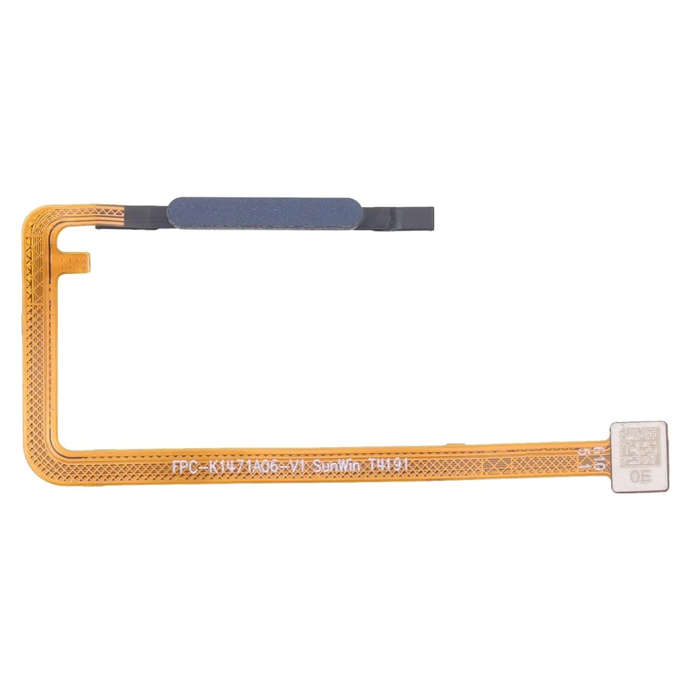 For Samsung Galaxy A06 4G A065 OEM Home Key Fingerprint Button Flex Cable Part (Without Logo) - Black - 1
