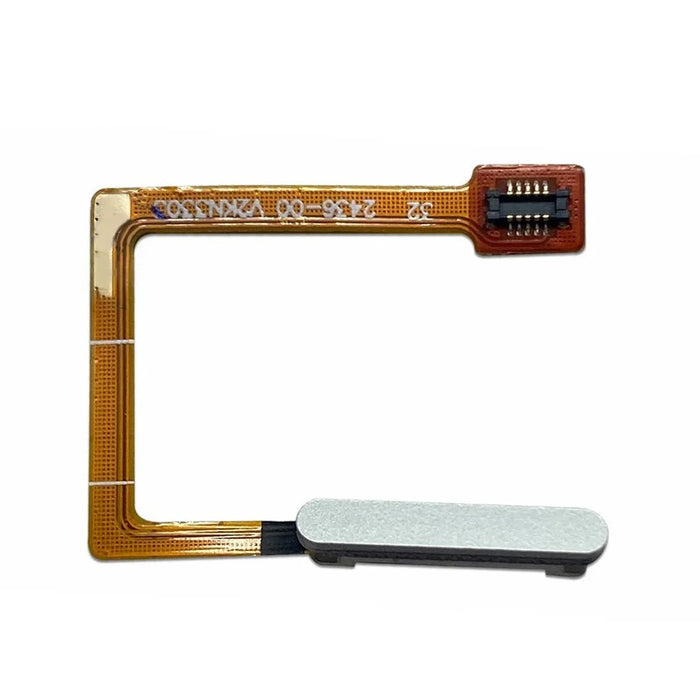 For Xiaomi Redmi Note 13 5G OEM Home Key Fingerprint Button Flex Cable Part (Without Logo) - White - 1