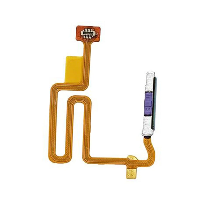 For Oppo A54s OEM Home Key Fingerprint Button Flex Cable Part (Without Logo) - Black - 2