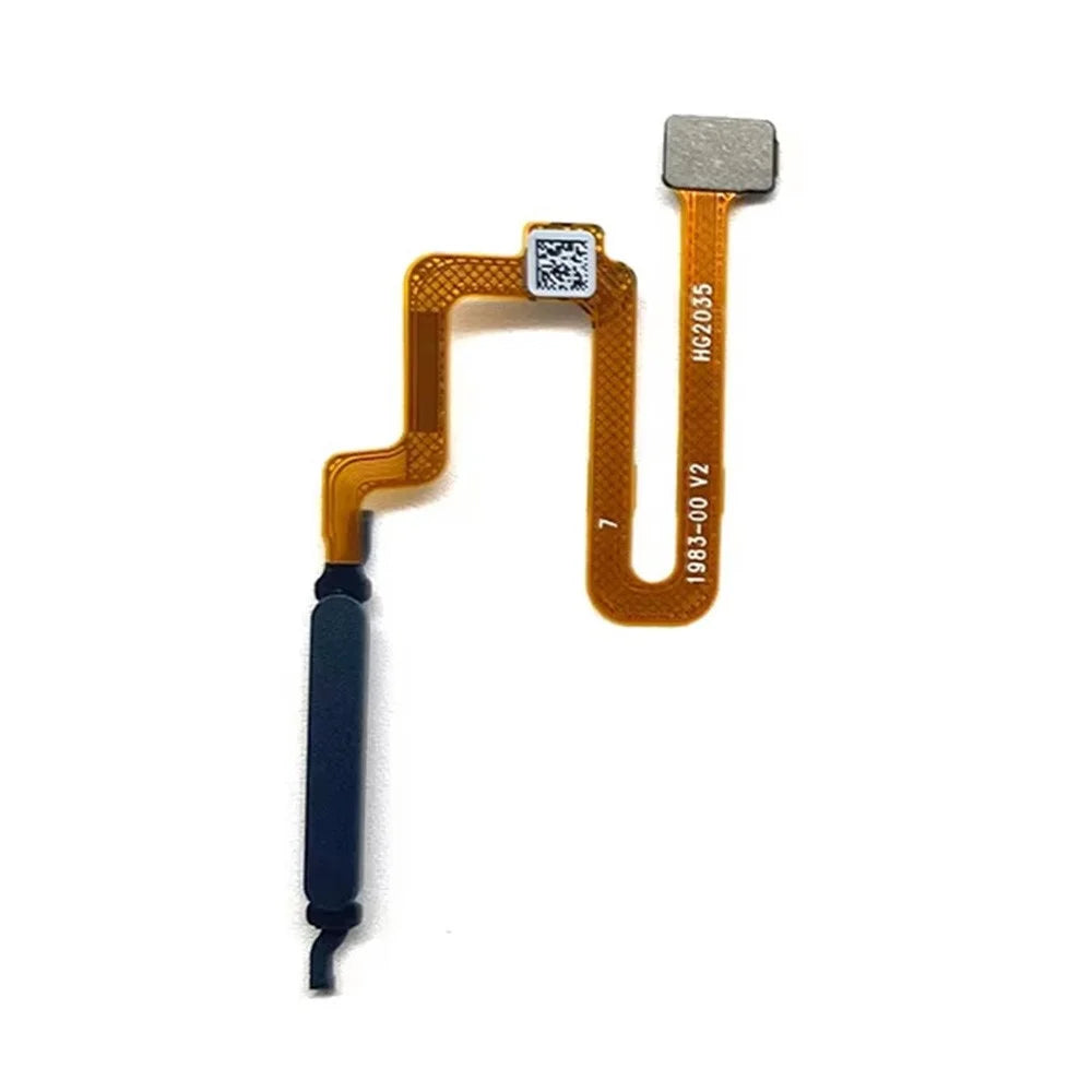 For Xiaomi Redmi Note 12 Pro 4G OEM Home Key Fingerprint Button Flex Cable Part (Without Logo) - Black - 1