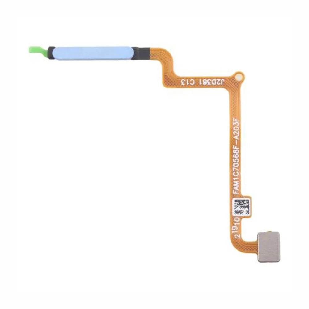 For Xiaomi Redmi 14C 4G / 14C 5G OEM Home Key Fingerprint Button Flex Cable Part (Without Logo) - Baby Blue - 1